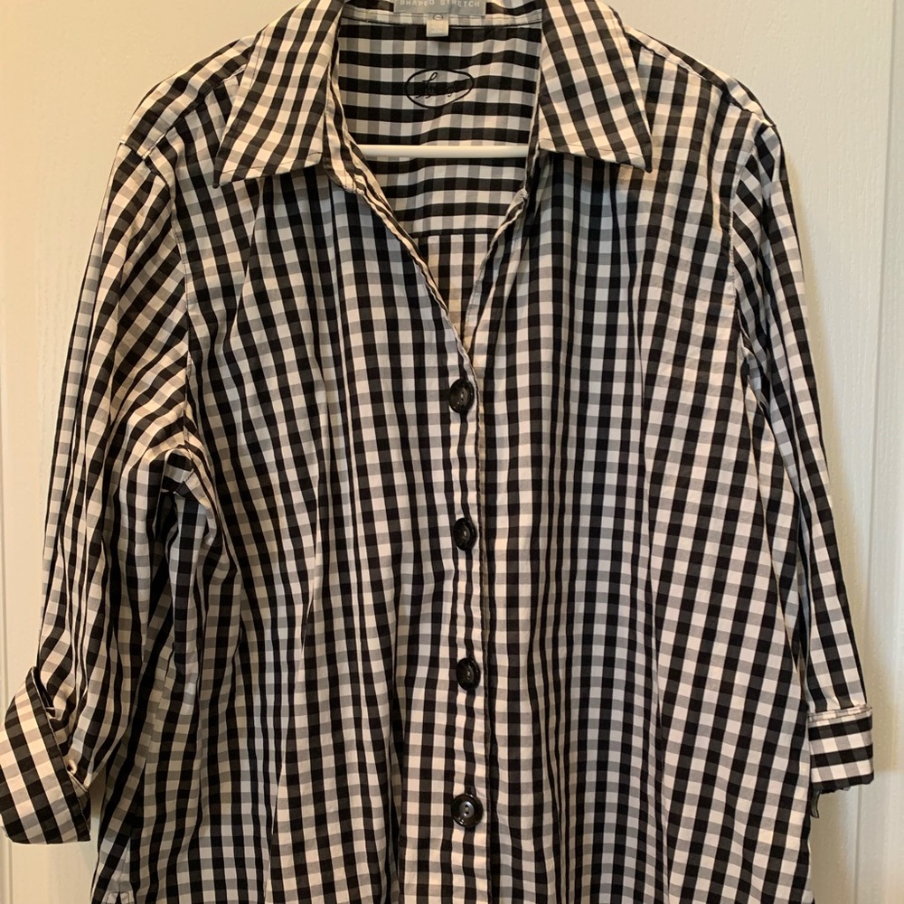 Beautiful Buffalo Check Blouse